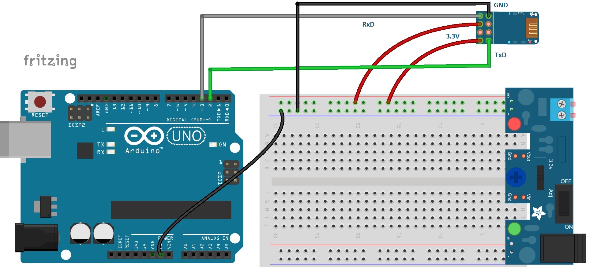 Usando el módulo WIFI ESP8266